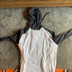 Broken Threads brand lightweight hooded sweatshirt